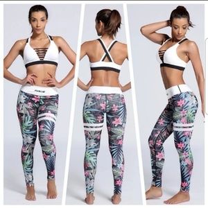 New Sexy Gym Leggings Floral L